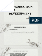 Reproduction AND Development: (In Plants and Animals)