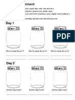 Rusting Experiment