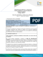 Guía de Actividades y Rúbrica de Evaluación - Unidad 1 - Reto 2 - Líderes Del Cambio