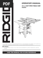 Ridgid ts3650