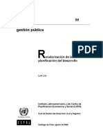 Revalorizacion de La Planificacion Del Desarrollo. Cap. II. LIRA