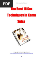 15 Best KamaSutra Techniques