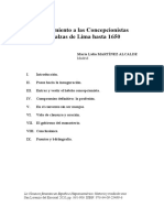 Acercamiento A Las Concepcionistas Descalzas de Lima Hasta 1650