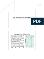 Compaction of Concrete