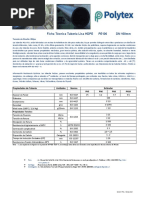 Ficha Técnica Tubería Lisa DN 160 PE100