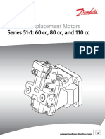 Variable Displacement Motors: Series 51-1: 60 CC, 80 CC, and 110 CC