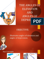 The Angles of Elevation AND Angles of Depression