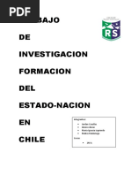 Investigacion Sobre La Formacion Del Estado-Nacion en Chile