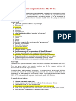 Evaluación - Comprensión Lectora 1 - 5°sec - 20 Preg SR