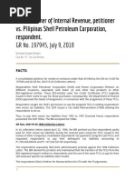 CIR V Pilipinas Shell Petroleum Corporation - Digest