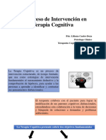 El Proceso de Intervención en Terapia Cognitiva