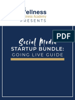 WBA Bonus Social Media Start Up Bundle Going Live Guide