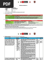 Experiencia de Aprendizaje Marzo - Abril 2022