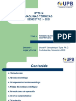 RT6014 - 4. Bombas Centrifugas - Semestre I 2021