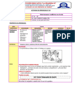 SESIÓN DE APRENDIZAJE N°70 4B-Solucionamos Conflictos en El Aula