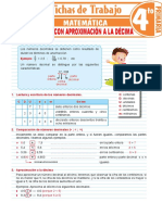 Numeros Decimales Con Aproximacion A La Decima para Cuarto Grado de Primaria