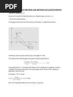 REGULA - FALSI METHOD Notes