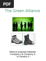 The Green Alliance: Alliance Proposal Between Company J & Company A in Industry 4