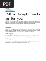 All of Google, Worki NG For You