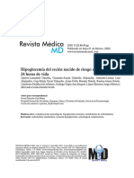 Neonatología-Hipoglicemia Neonatal