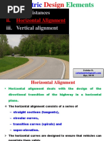 Part III B) Horzontal Alignment