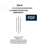 Pendidikan Kewarganegaraan: "Penegakan Hukum Yang Berkeadilan"