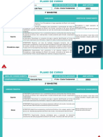 Plano de Curso 2022 - 4 Ano AI