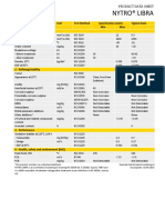 Nytro® Libra: Property Unit Test Method Specification Limits Typical Data Min Max 1 - Function