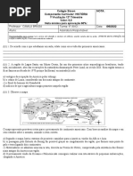 Prova 6 Ano - 2º Trimestre