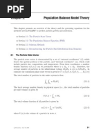 Documentation Fluent - Population Balance Modelling