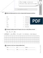 Ce1 Exercices Determinants