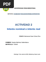 Interés Nominal e Interés Real