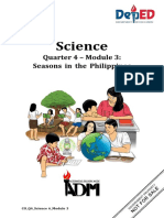 Science: Quarter 4 - Module 3: Seasons in The Philippines