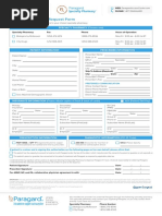 Paragard Specialty Pharmacy Request Form (Digital)