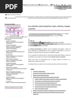 Los Métodos Anticonceptivos - Tipos, Eficacia, Riesgos y Precios