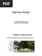 Lesson 3 Highway Design