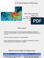 Classification of Tumor Based On Histology