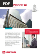 Curtainrock 40 Curtain Wall Thermal Insulation Techdata