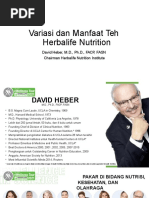 Variasi Dan Manfaat Teh Herbalife Nutrition: David Heber, M.D., PH.D., FACP, FASN Chairman Herbalife Nutrition Institute