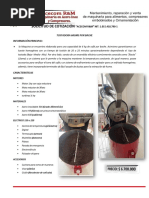 Cotización Tostadora de 6 Kilos Acecom r&M-1