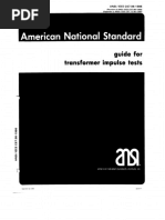 Guide For Transformer Impulse Tests: Ansi/Ieee C57.98-1986