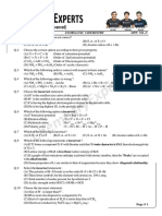 Class: Xi Inorganic Chemistry DPP. NO.-5: Page # 1