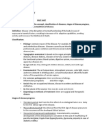 Pathological Physiology: First Part