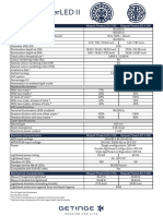 Maquet Powerled II 500 Specs