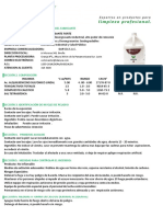 MSDS Desengrasante Forte