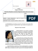 Guía 4to B Lectura Domiciliaria Mujeres de Ojos Grandes