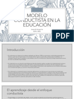 Modelo Conductista de La Educacionn