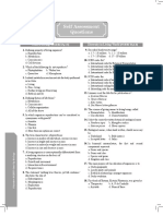 Self Assessment Questions: What Is Living? Diversity in Living World