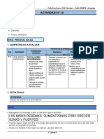 1° Grado - Actividad Del Dia 24 de Junio