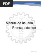 Manual de Usuario - Prensa